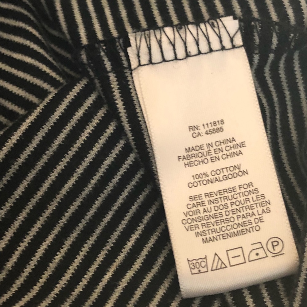 HP 🤩MENS MICHAEL KORS Striped POLO STYLE SHIRT - Picture 6 of 8